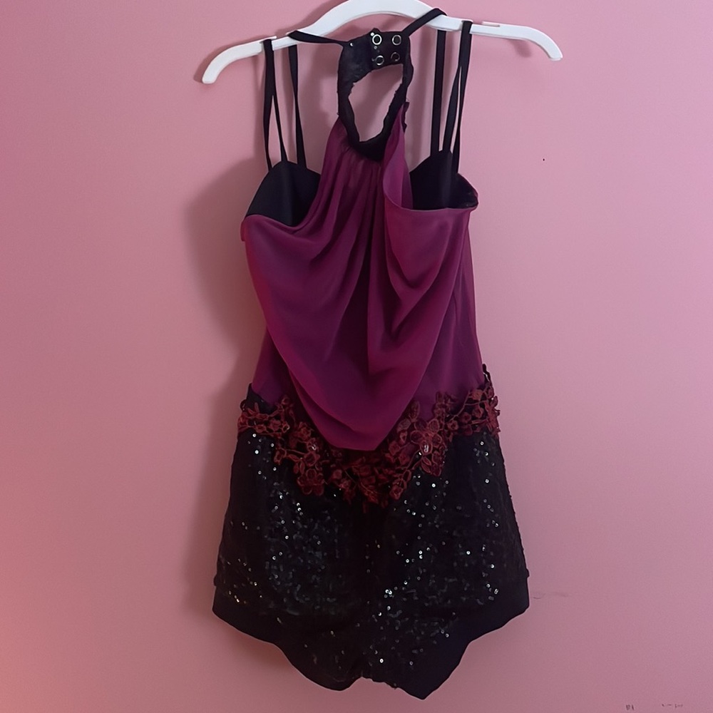 Weissman dance sparkly leotard